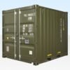 1-3.jpg 10ft x 8ft Shipping Container (One Trip) Green (RAL 6007)