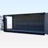 20Ft X 8Ft Open Side Bunded Open Mesh Floor Store