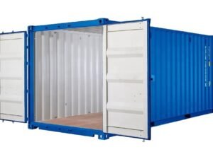 2-8.jpg 20ft Self Storage Container with Bamboo Floor – Blue (RAL 5010)